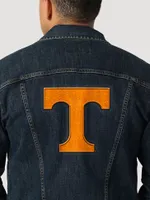 Men's Wrangler Retro Collegiate Embroidered Denim Jacket University of Tennessee