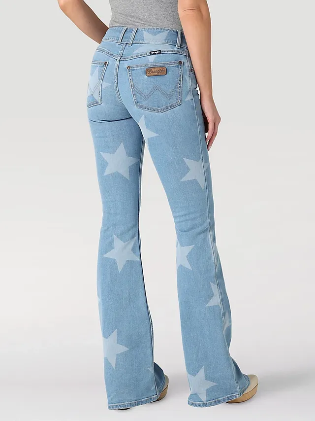 Draper James Kick Flare Jeans in Embroidered Posy