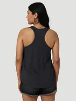 Women's Wrangler World Tour Racerback Tank Caviar Heather