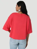 Women's Essential Kimono Tee Red