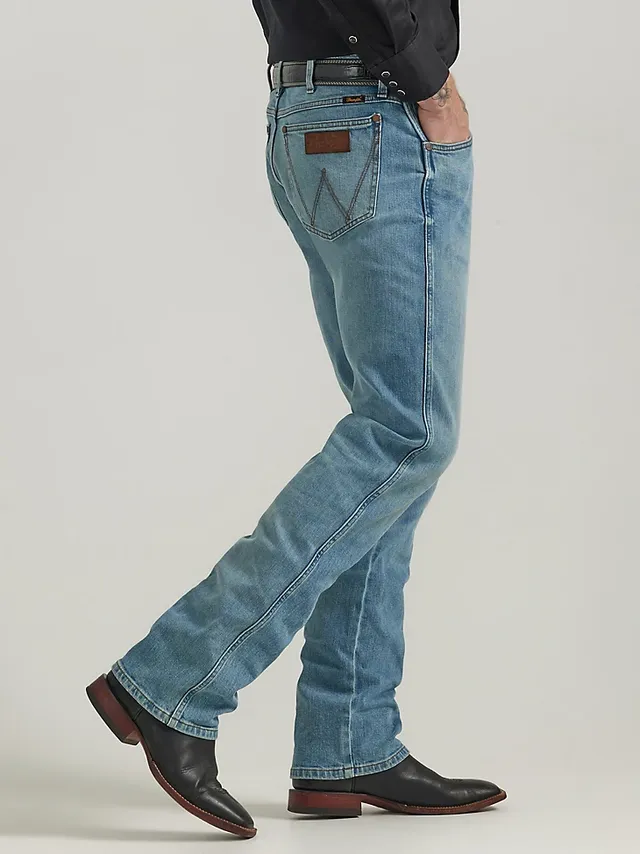 Wrangler The Wrangler Retro® Premium Jean: Men's Slim Boot Wild West
