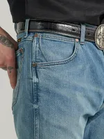 The Wrangler Retro® Premium Jean: Men's Slim Straight Wild Bluff