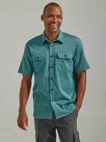 Wrangler® Men's Epic Soft™ Flex Twill Shirt Pacific