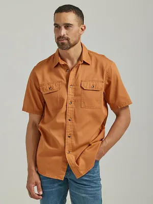 Wrangler® Men's Epic Soft™ Flex Twill Shirt Hazel