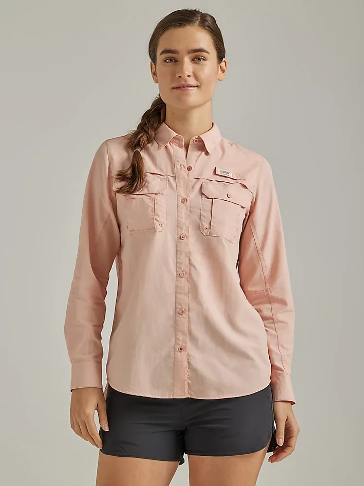 Wrangler ATG By Wrangler™ Women's Angler Shirt Rose