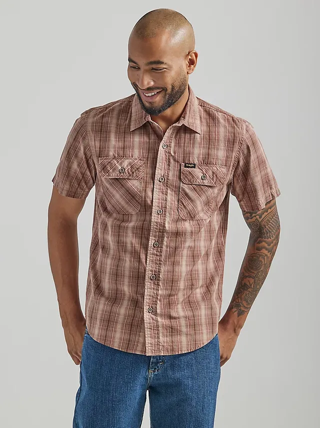 Men's Wrangler® Epic Soft™ Stretch Twill Shirt