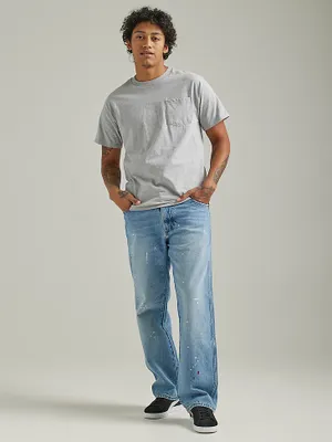 Men's Destructed Loose Fit Jean Plains