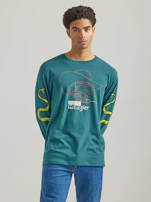 Men's Cowboy Snake T-Shirt Atlantic Deep