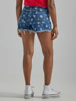 Women's High Rise Stars Vintage Short Malibu