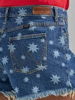 Women's High Rise Stars Vintage Short Malibu