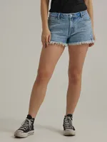 Women's High Rise Vintage Cut-Off Short Medium Wash