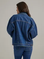 Women's Girlfriend Denim Jacket Daffodil