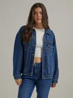 Women's Girlfriend Denim Jacket Daffodil