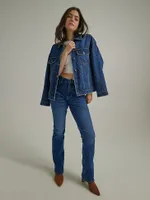 Women's Girlfriend Denim Jacket Daffodil