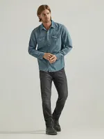 Men's Iconic Cowboy Wash Denim Shirt Grit