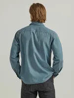 Men's Iconic Cowboy Wash Denim Shirt Grit