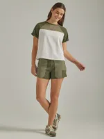 ATG By Wrangler® Women's Compass Tee Dusty Olive