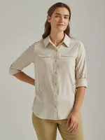 ATG By Wrangler® Women's Trail Shirt Oatmeal