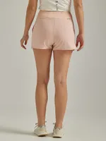 ATG By Wrangler™ Women's Mixed Material Short Rose