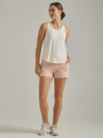 ATG By Wrangler™ Women's Mixed Material Short Rose