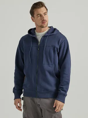 Wrangler® RIGGS Workwear® Tough Layers Full Zip Work Hoodie Blue Nights