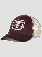 Mens Steer Head Hat:Red Brown:ONE SIZE