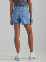 Women's High Rise A-line Cut-Off Short Lost Control