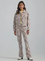 Women's Heritage Signature Print Jacket Frapuccino