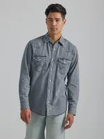 Men's Heritage Workshirt Washed Black