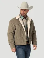 Men's Wrangler® Cowboy Cut® Sherpa Lined Corduroy Jacket Nomad