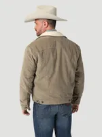 Men's Wrangler® Cowboy Cut® Sherpa Lined Corduroy Jacket Nomad