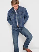 Wrangler® Cowboy Cut® Unlined Denim Jacket Stonewash