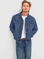 Wrangler® Cowboy Cut® Unlined Denim Jacket Stonewash