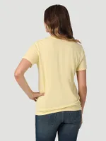 Women's Wrangler Western Graphic Reg Fit Tee Mellow Yellow Heather