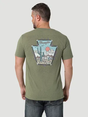 Men's Cactus Scene Graphic T-Shirt