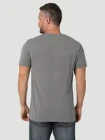 Wrangler Mexico Flag Logo T-Shirt Graphite Heather