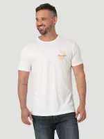 Men's Wrangler Back Graphic T-Shirt Marshmallow Heather