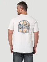 Men's Wrangler Back Graphic T-Shirt Marshmallow Heather