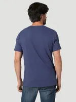 Men's Wrangler Kabel Logo T-Shirt Denim Heather