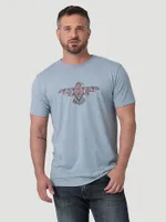 Men's Geo Bird Graphic T-Shirt Tradewinds Heather