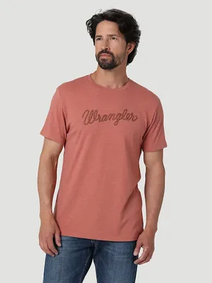 Men's Wrangler® Rope Logo T-Shirt Redwood Heather