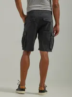 Men's Free To Stretch™ Drawstring Cargo Short Washed Black