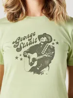 Women's Wrangler® George Strait Slim Fit Graphic Tee Reseda Heather