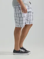 Men's Five Star Premium Cargo Short White Plaid