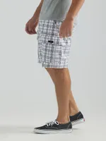 Men's Five Star Premium Cargo Short White Plaid