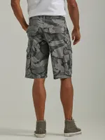 Wrangler® Men's Five Star Premium Stacked Cargo Short Anthracite Camo