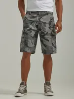 Wrangler® Men's Five Star Premium Stacked Cargo Short Anthracite Camo