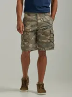 Wrangler® Men's Five Star Premium Stacked Cargo Short Shadow Brown Camo