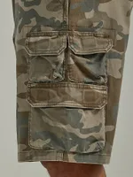 Wrangler® Men's Five Star Premium Stacked Cargo Short Shadow Brown Camo