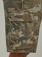 Wrangler® Men's Five Star Premium Stacked Cargo Short Shadow Brown Camo